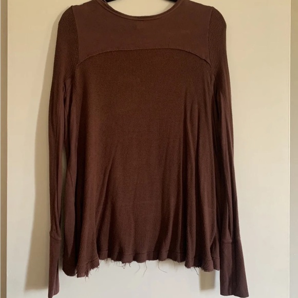 Free people brown thermal - Picture 3 of 5